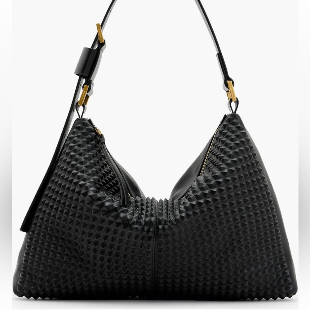 All Saints Edbury stud leather bag. Large. Rare, sold out.